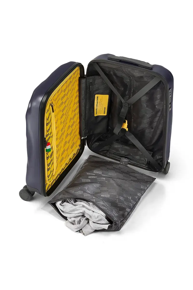 valigia ICON Small cm colore nero CB161 Blu miniatura 4