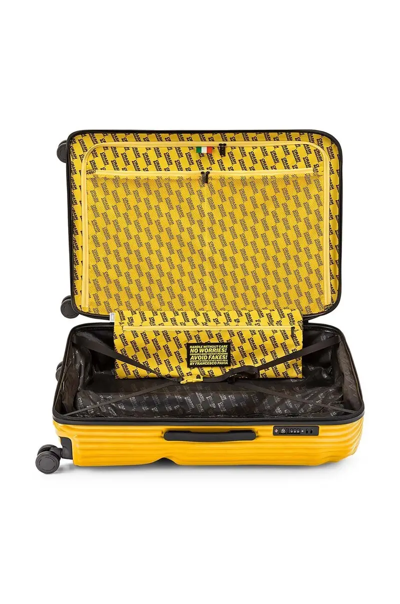 valigia STRIPE Giallo miniatura 4