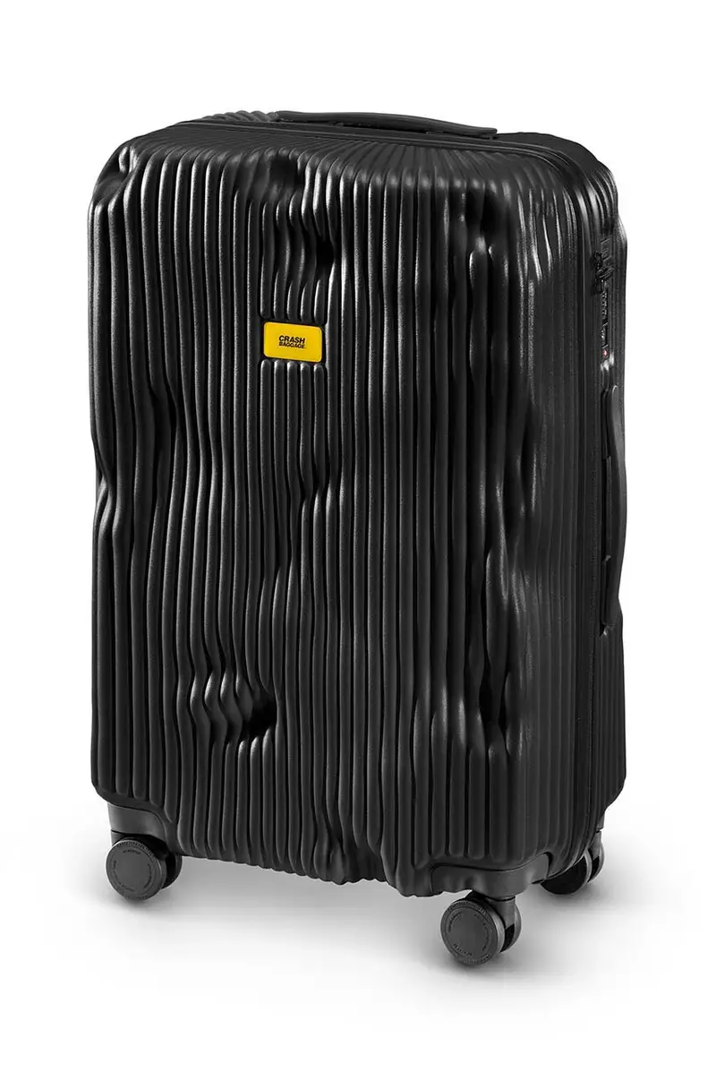 Crash Baggage Valigia STRIPE Nero con Manico in Alluminio miniatura 2