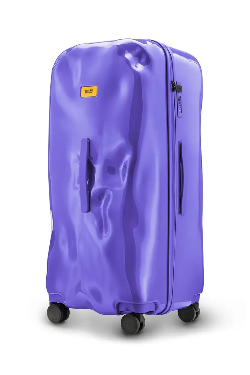 valigia TRUNK Large cm colore nero CB169 Violetto miniatura 3