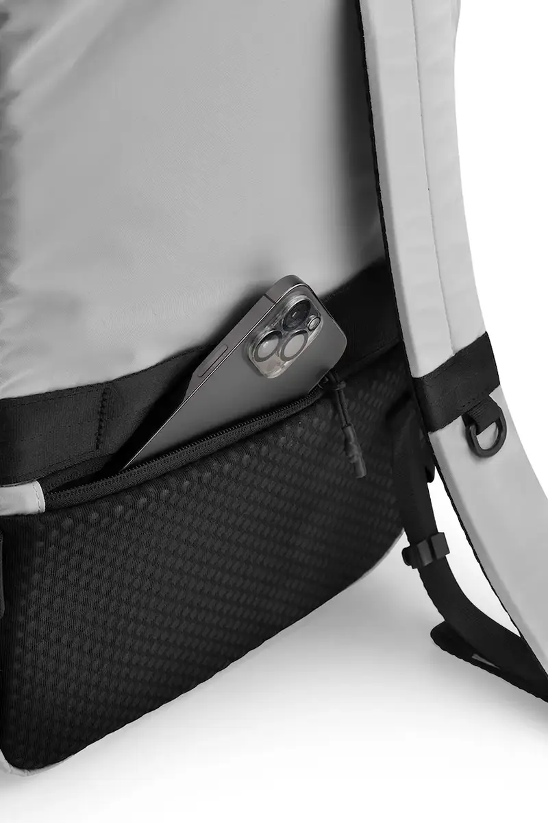 zaino HARD MESH BACKPACK 46, 5x30x16 cm colore grigio CB313 miniatura 5