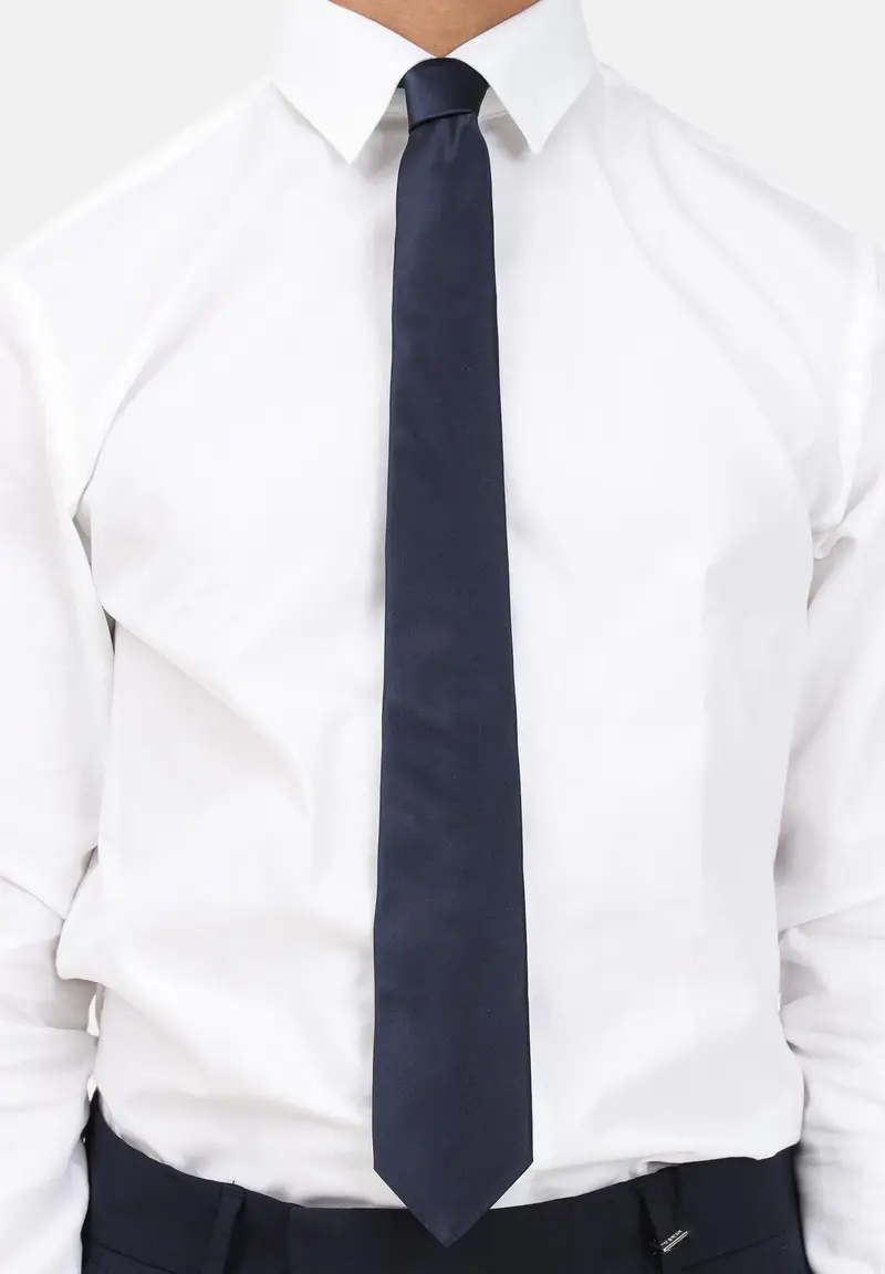 Cravatta blu da uomo