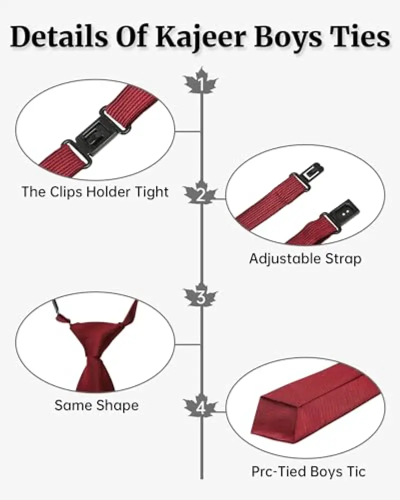 Kajeer Cravatte Nero 2170129 miniatura 3