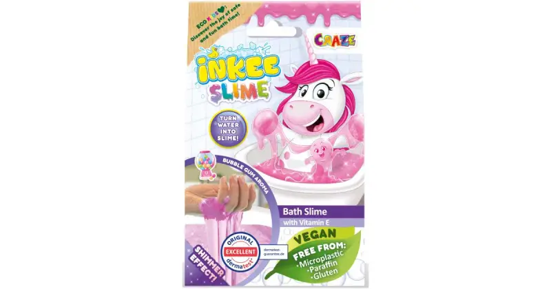 INKEE Slime plastilina colorata per il bagno Pink 100 g