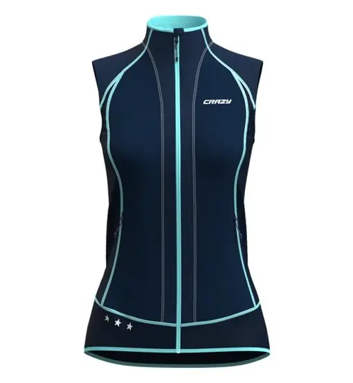 CRAZY Gilet Donna Azzurro 2483524