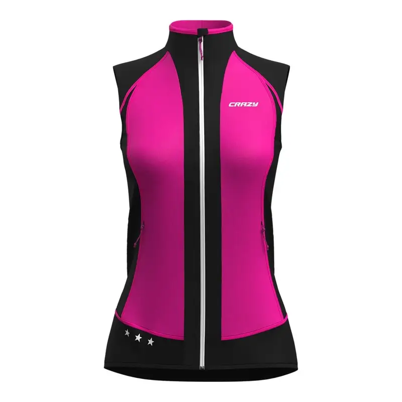 Gilet Trekking Alpinstar Light Pop Rosa NeroDonna XS