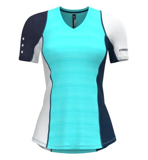 CRAZY T-shirt Donna Blu 4297874