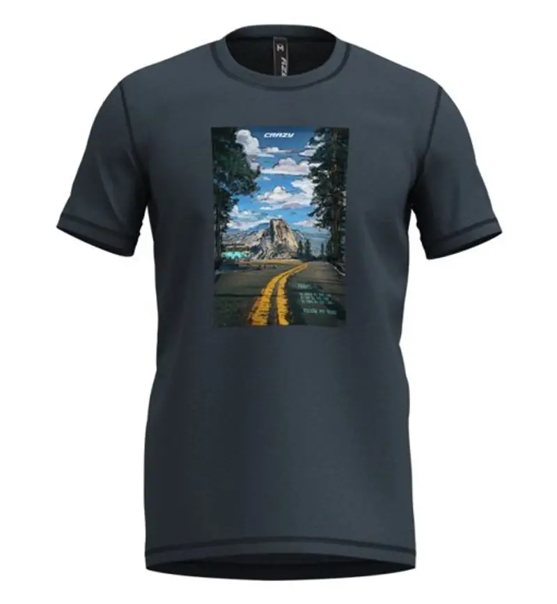 CRAZY T-shirt Uomo Blu 2409690