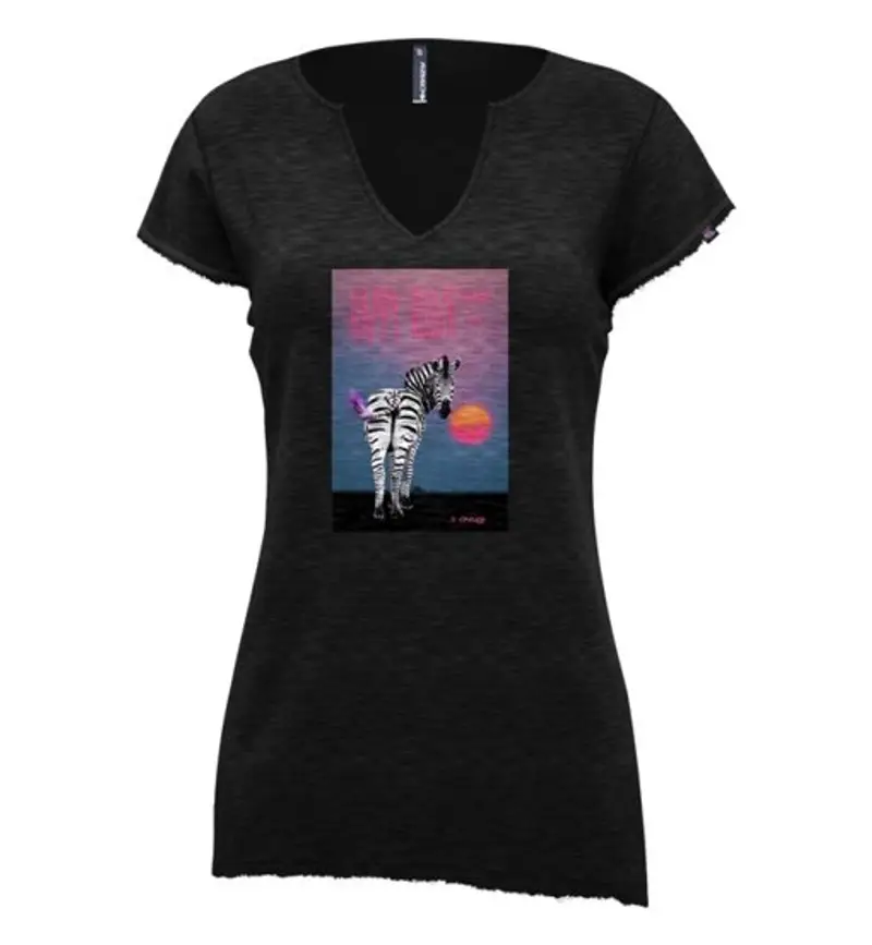 CRAZY T-shirt Donna Nero 2404666