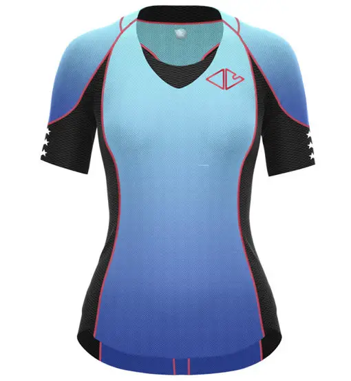 CRAZY T-shirt Donna Blu 4297916