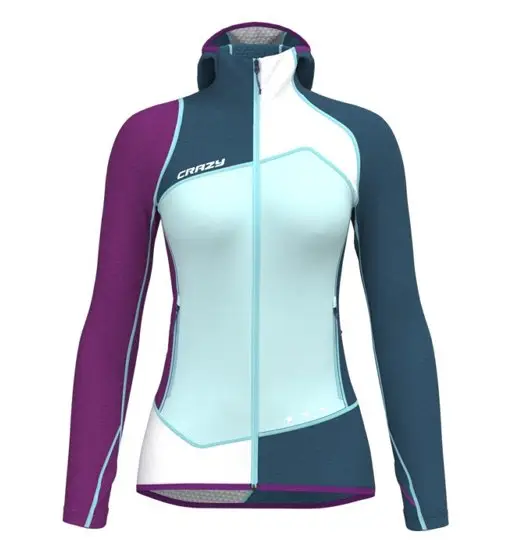 Pull Ionic - felpa in pile - donna Light Blue