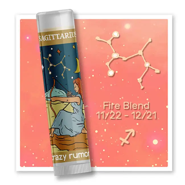 zodiac lip balm - sagittario (lip balm) 4,4 ml