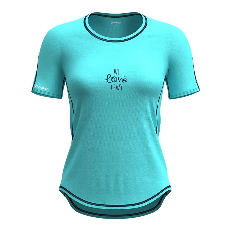 T-Shirt Exit Lake-Blu Donna XS