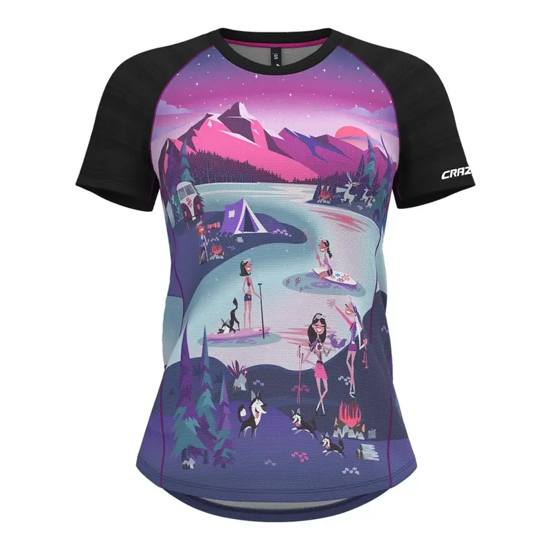 T-Shirt Trekking Alpinstar I Love Mountain Donna L