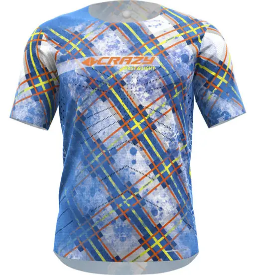 CRAZY T-shirt Uomo Azzurro 2483572