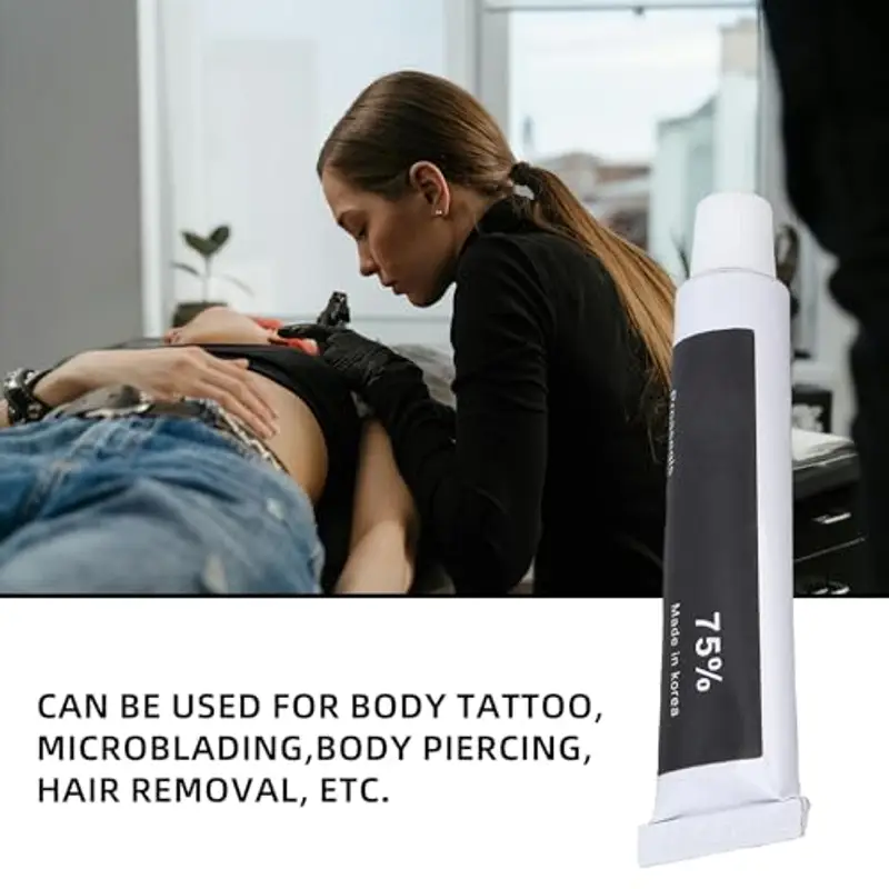 Crema Anestetica Per Tatuaggi, Trucco Permanente, Lavaggio Dei Tatuaggi, tubo da 10 g miniatura 3