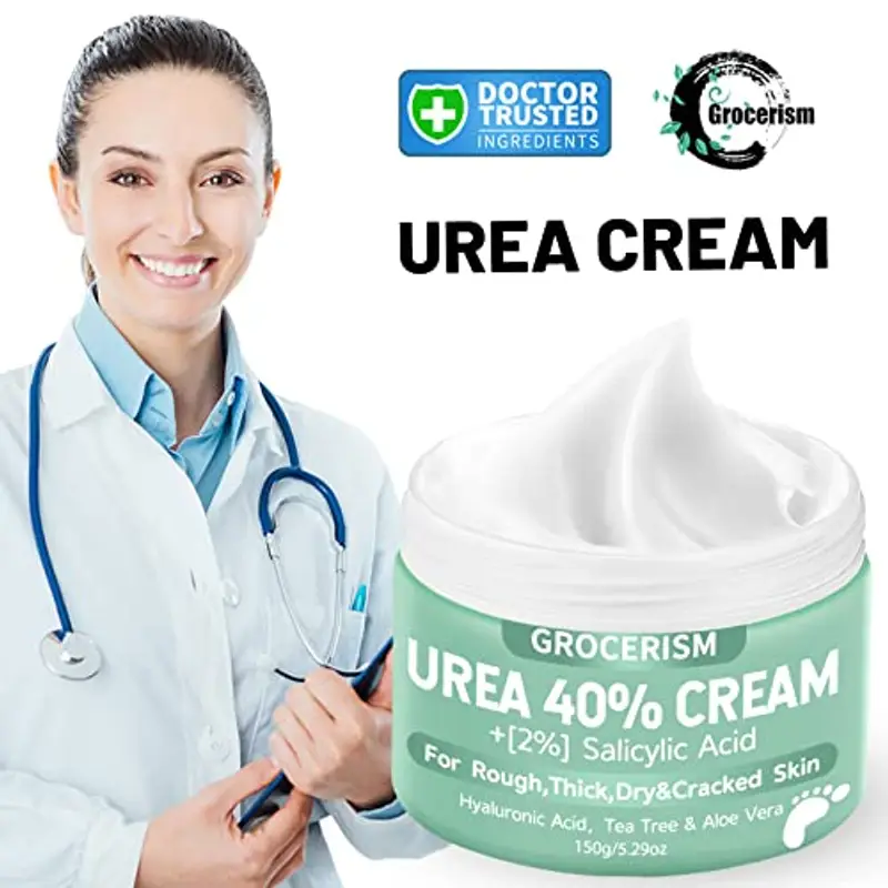 Crema Piedi Urea 40% 150g || Crema Per Piedi e Mani Con Acido Ialuronico, Tea Tree e Aloe Vera Per Un'idratazione Profonda, Rimozione e Ammorbidimento Dei Calli miniatura 2