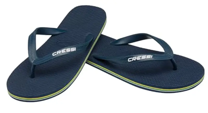 Cressi Beach Flip Flops 2, Ciabatte Infradito per Spiaggia e Piscina Unisex-Adulto, Blu Navy/Blu, 39/40 EU