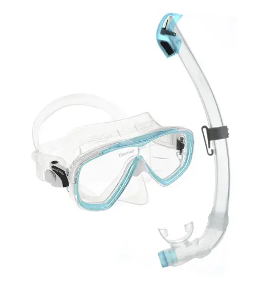 Estrella + seal dry - maschera da immersione + boccaglio White