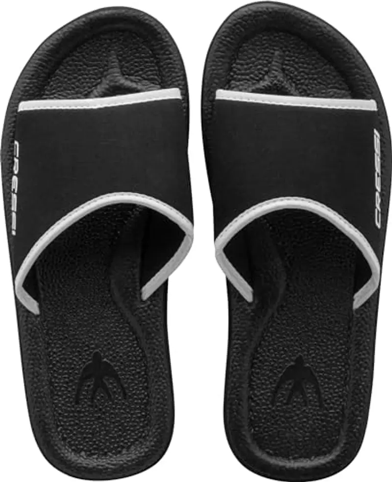 Cressi Lipari Ciabatta per Spiaggia e Piscina, Unisex, Nero/Grigio, 42 miniatura 3