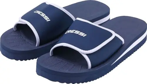 Cressi Shoes Panarea Ciabatte per Spiaggia e Piscina, Unisex adulto, Blu, 39 EU