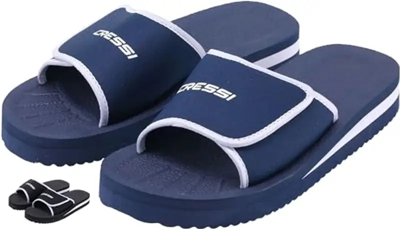Cressi Shoes Panarea Ciabatte per Spiaggia e Piscina, Unisex adulto, Blu, 46 EU