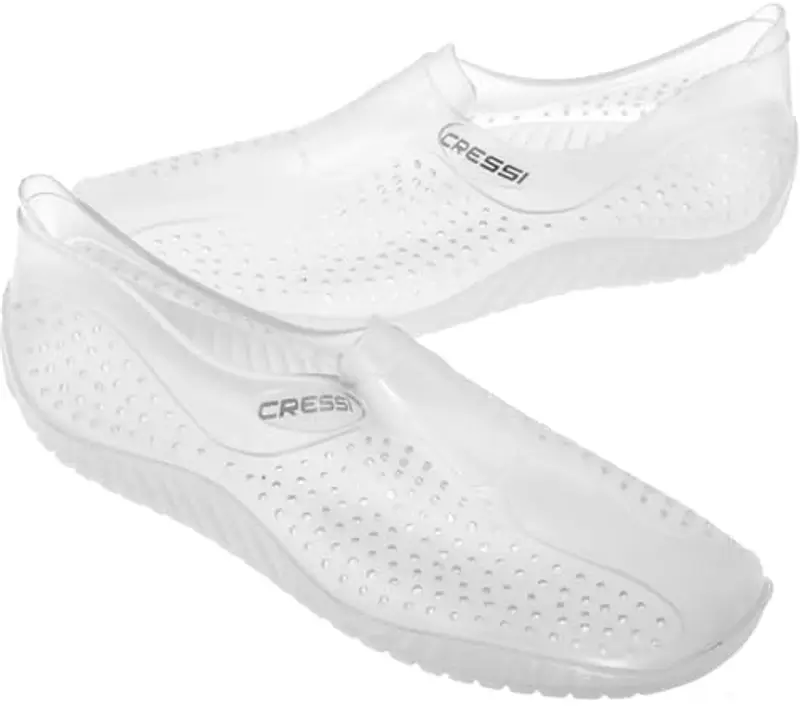 Cressi Water Shoes, Scarpette Sportive Uso Acquatico/Mare/Spiaggia Adulti, Ragazzi e Bambini, Trasparente, 36 EU