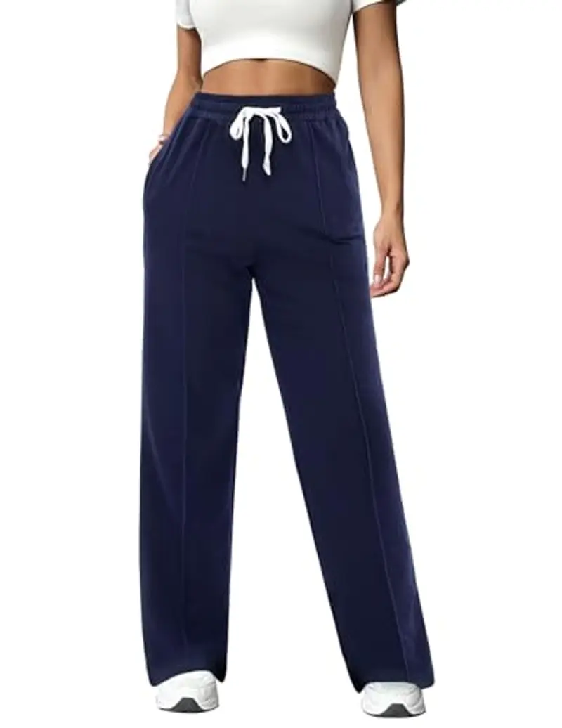 CREWHPO Pantaloni Tuta Donna Blu Navy L