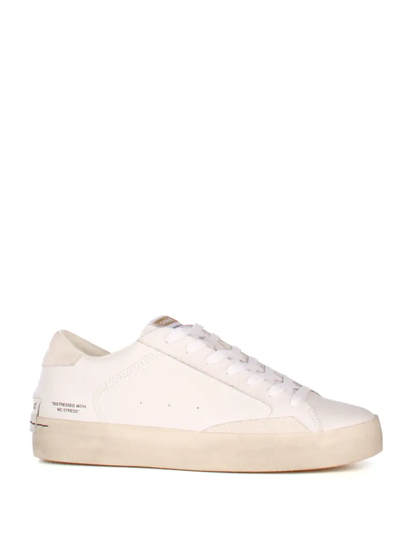 sneakers crime london distressed uomo BIANCO miniatura 2