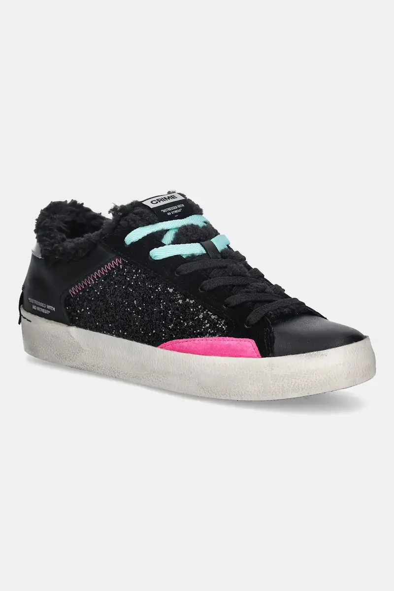 sneakers DISTRESSED donna colore nero 21004AA7