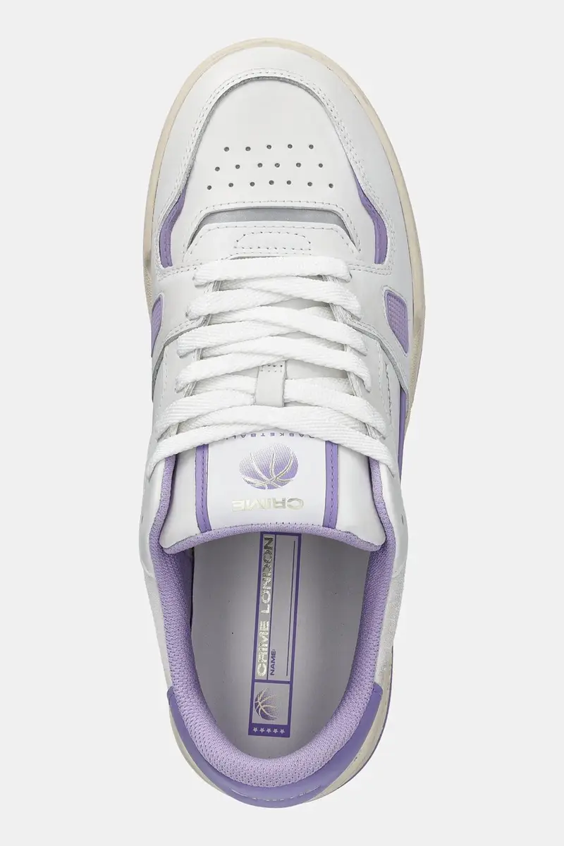 sneakers in pelle BASKET donna colore bianco 28302AA6 miniatura 4