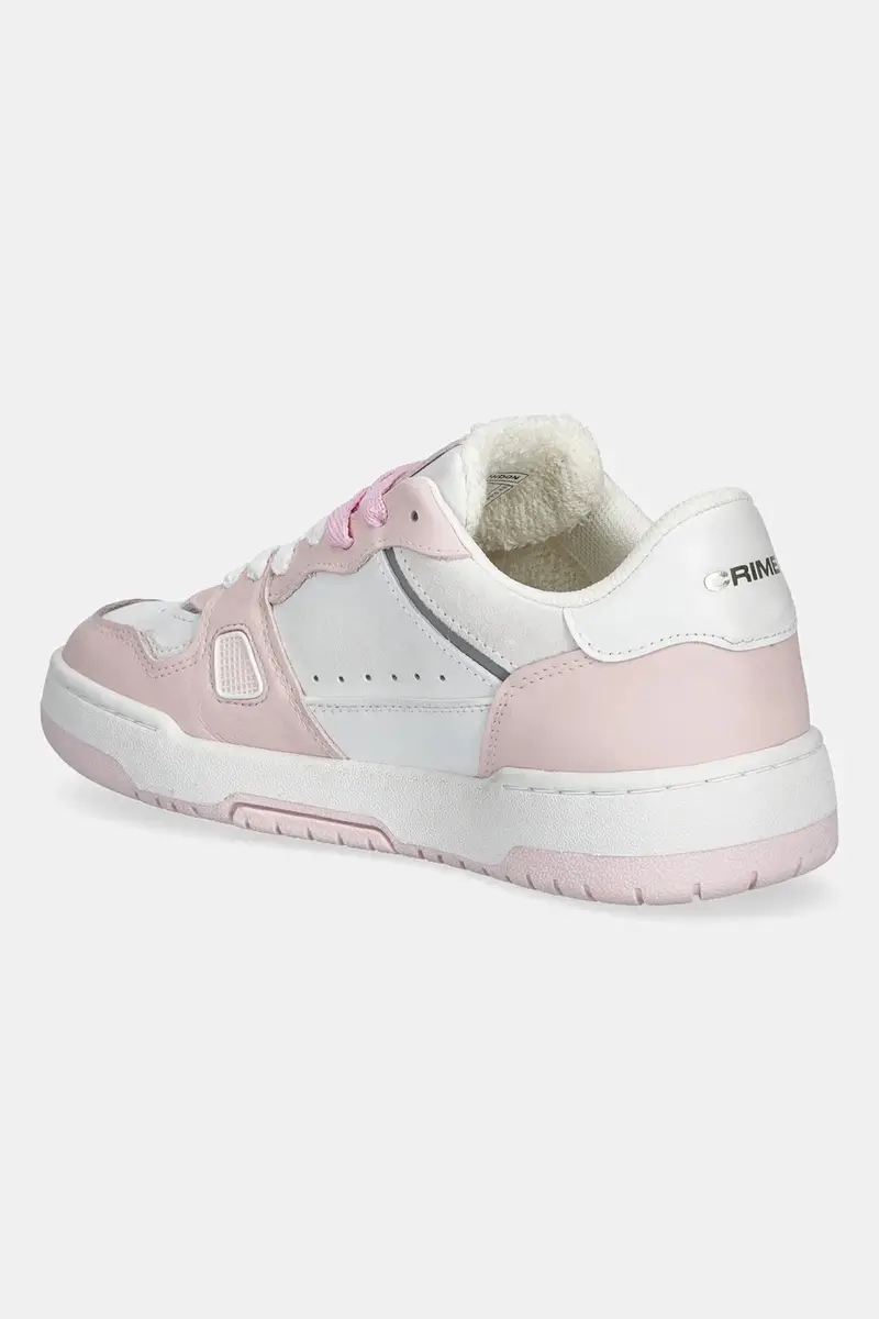 sneakers in pelle BASKET donna colore rosa 26301PP5 miniatura 3