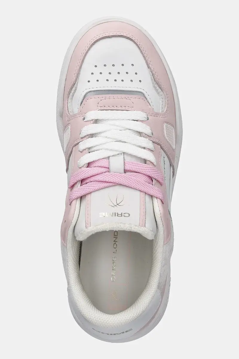 sneakers in pelle BASKET donna colore rosa 26301PP5 miniatura 4