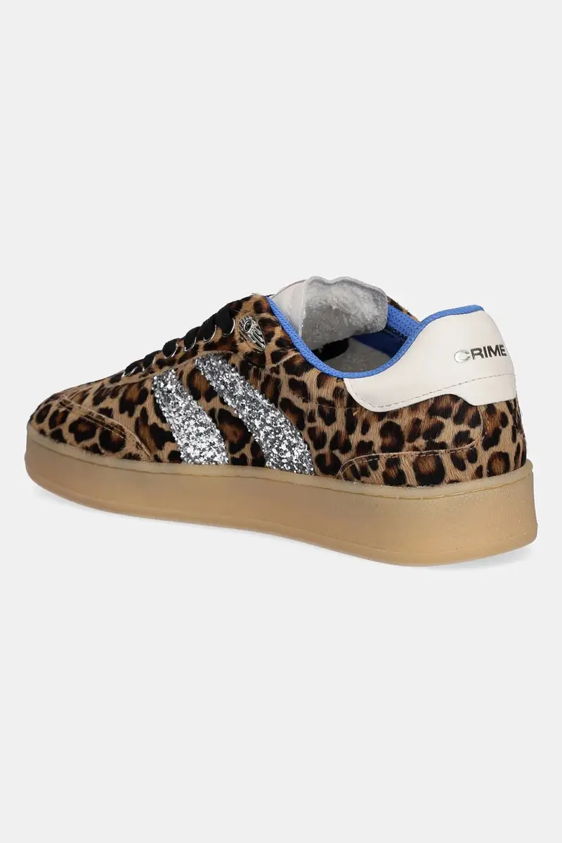 sneakers in pelle WEMBLEY donna colore marrone 25250AA8 miniatura 3