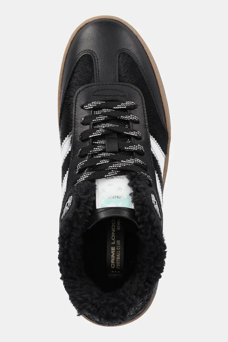 sneakers in pelle WEMBLEY Nero miniatura 4