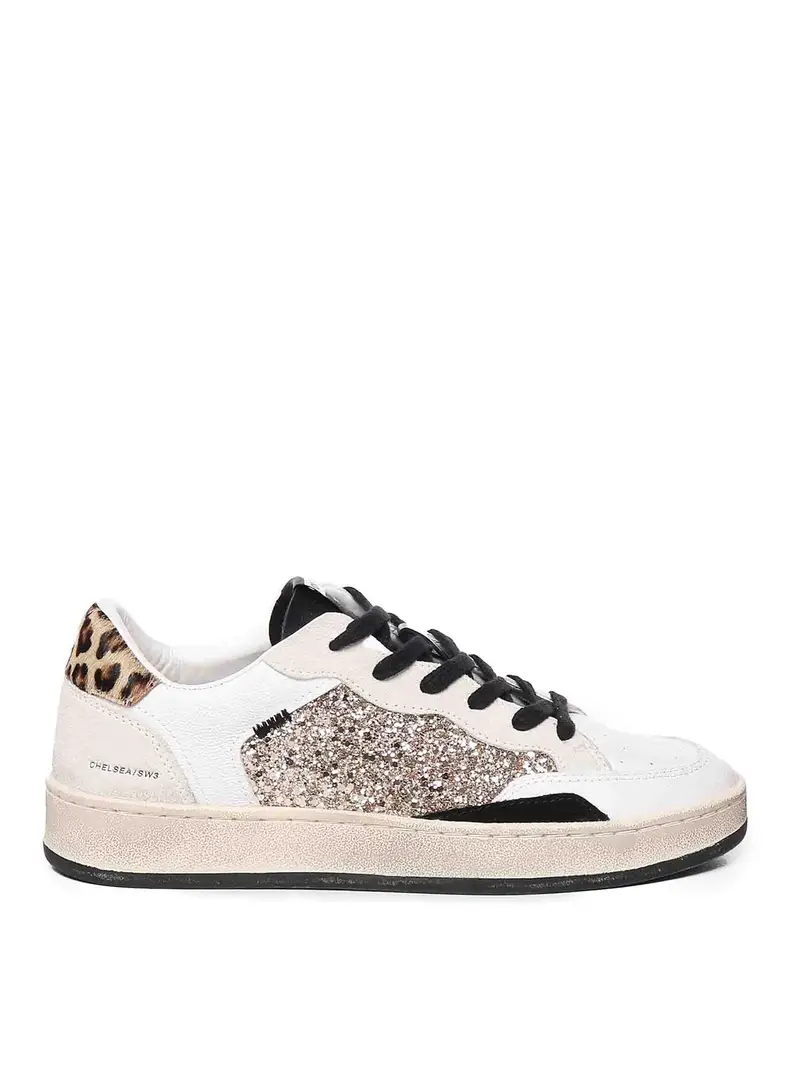 Sneakers In Vitello Animalier
