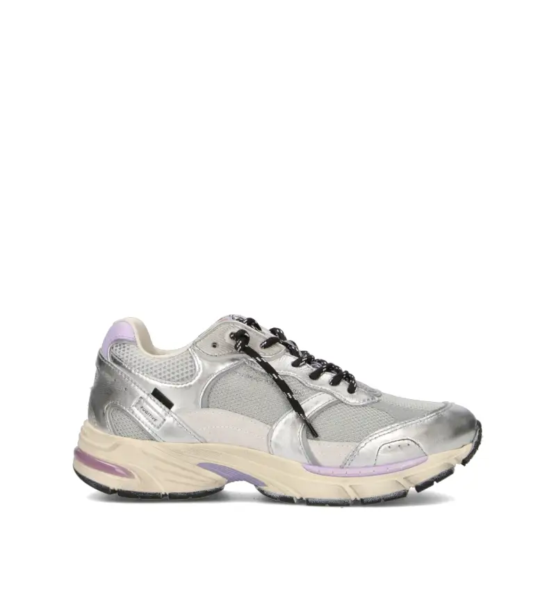 Sneaker donna argento Vario