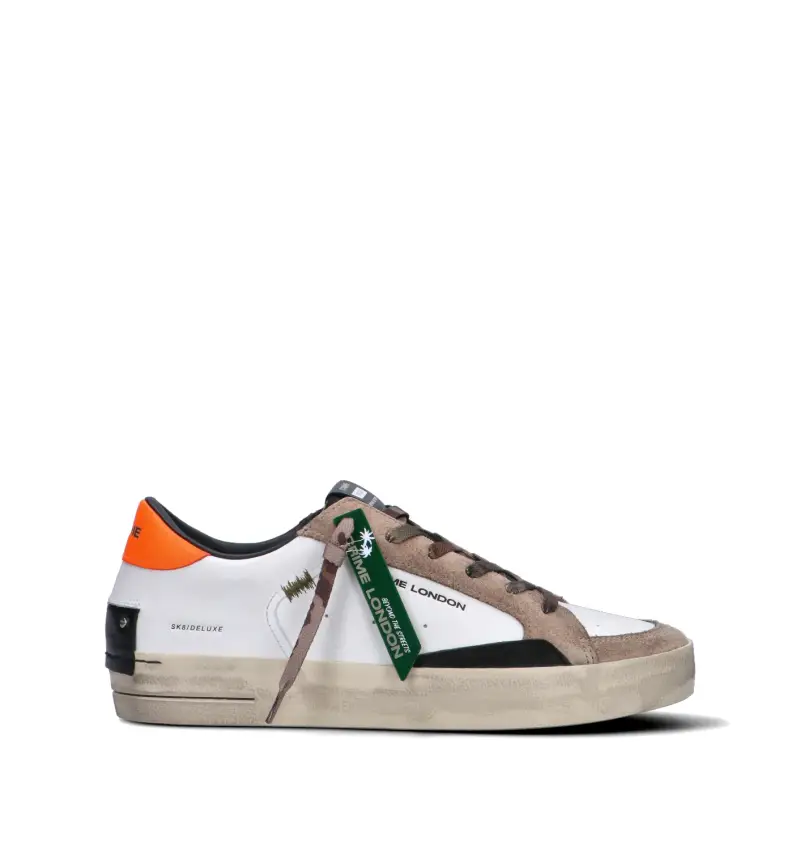 Sneaker uomo bianca in pelle Vario