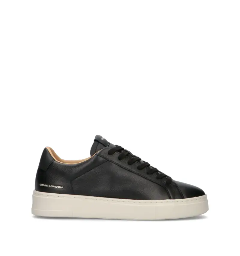 Sneaker uomo nera in pelle Vario