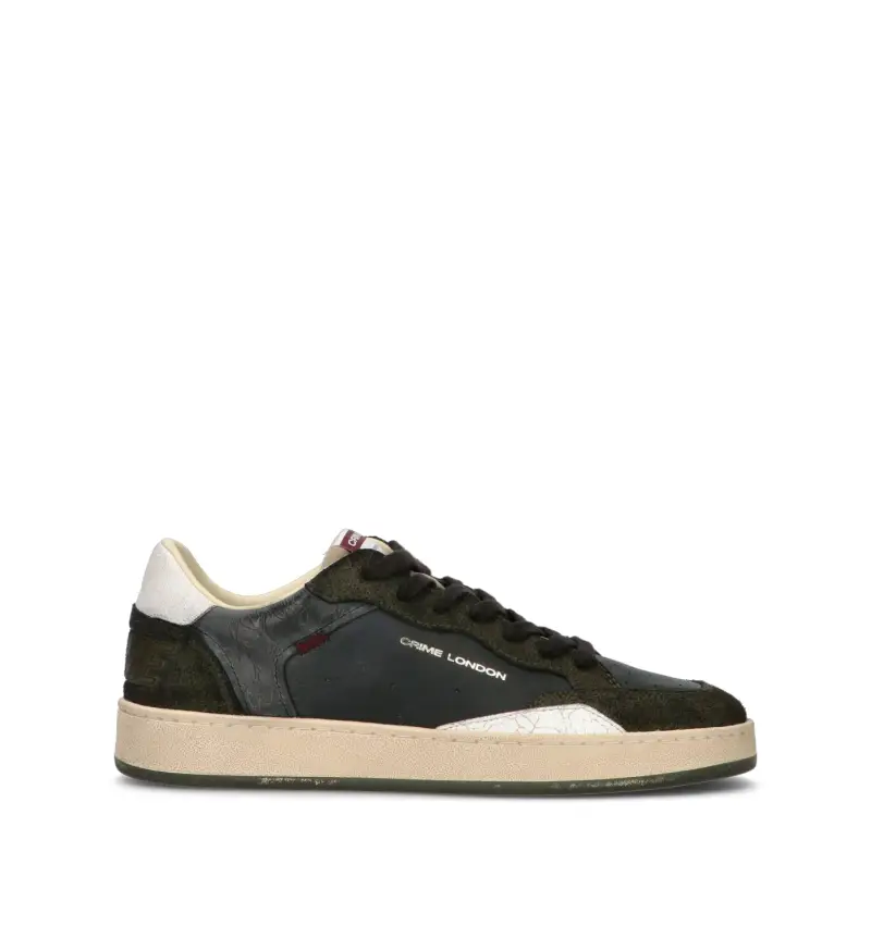 Sneaker uomo nera in pelle Vario