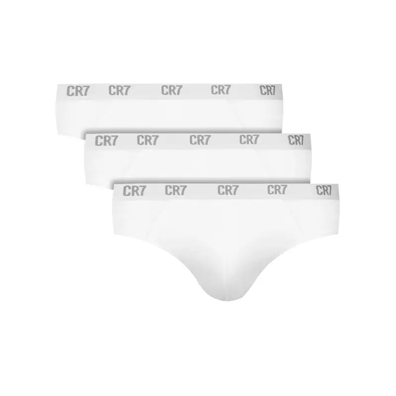Set di 3 slip Main Basic Brief 3Pack 8100-66-100 Bianco