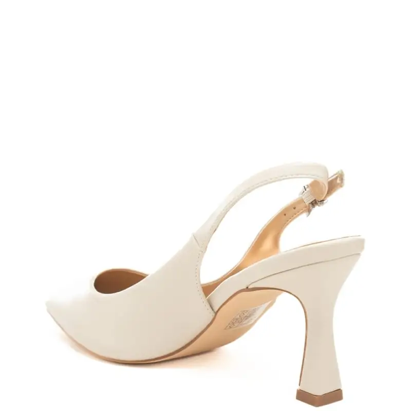 slingback alti da donna con design essenziale e tacco a rocchetto nude miniatura 3