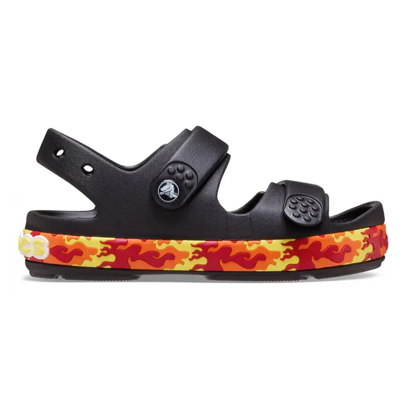 Crocband cruiser flames sandal t