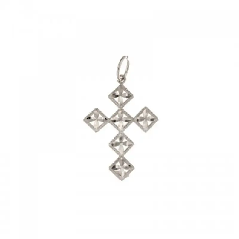 Croce da donna in Oro Bianco 803321703010