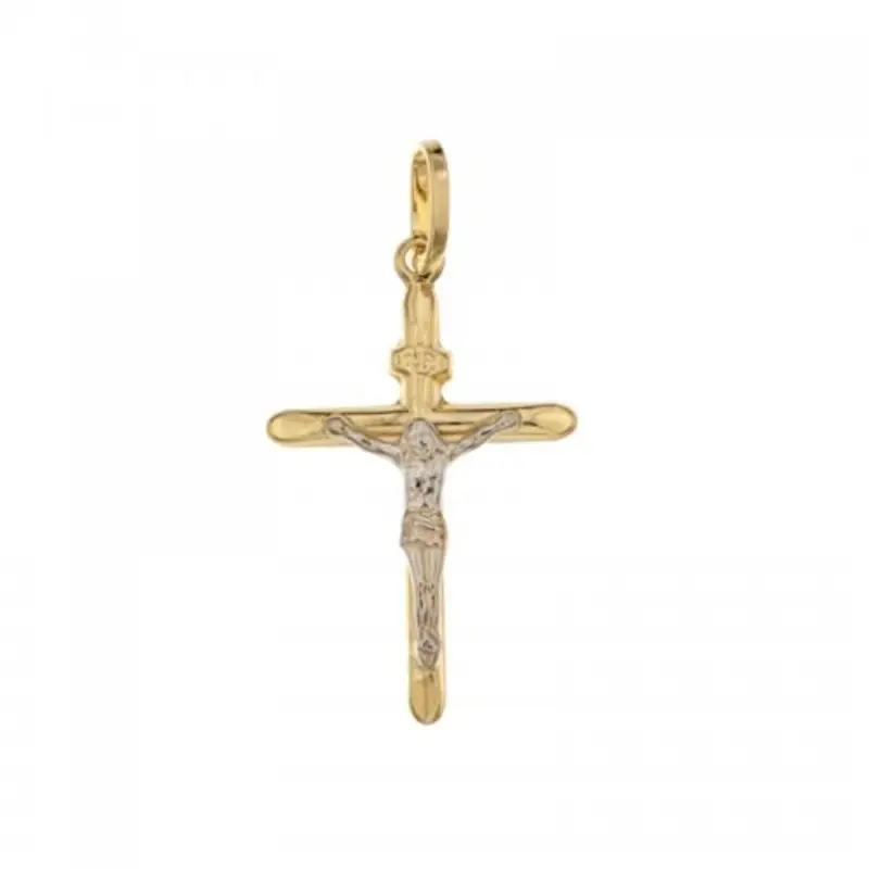 Croce in Oro Giallo e Bianco 803321703339