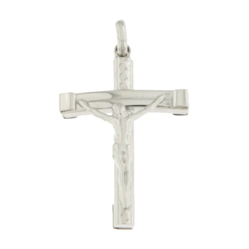 Croce Uomo Oro Bianco GL100527