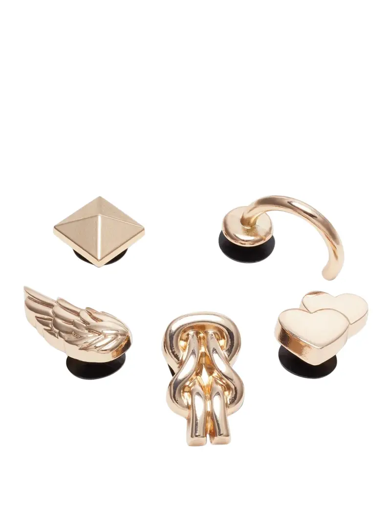 altri accessori crocs elevated gold gurl 5 pack unisex - oro Multicolore