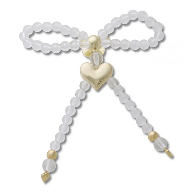 Beaded bow with gold heart UCOL