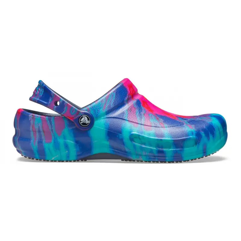 Bistro graphic clog Navy