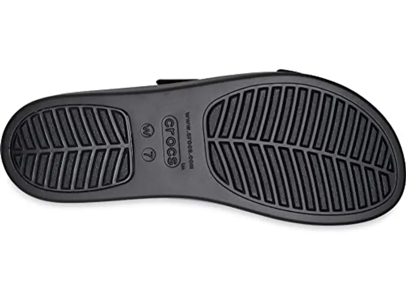 Crocs Brooklyn Buckle Low Wedge, Sandali Donna, Nero, 39/40 EU miniatura 3